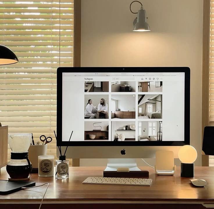 natural and task lighting for home desk